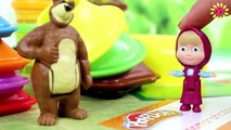 Zabawa Kolorami i Kształtami - Masza i Niedźwiedź & Play-Doh - Bajki i kreatywne zabawki