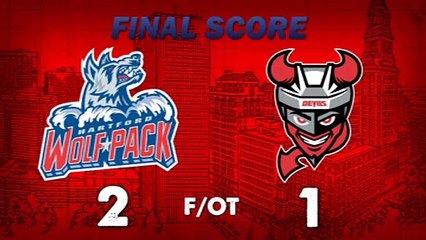 AHL Binghamton Devils 1 at Hartford Wolf Pack 2