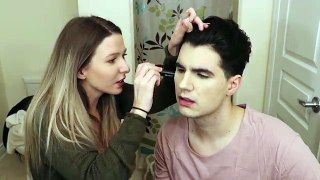 GIRLFRIEND DOES MY MAKEUP