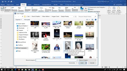 Como colocar marca d'água de imagem no fundo da página no Word