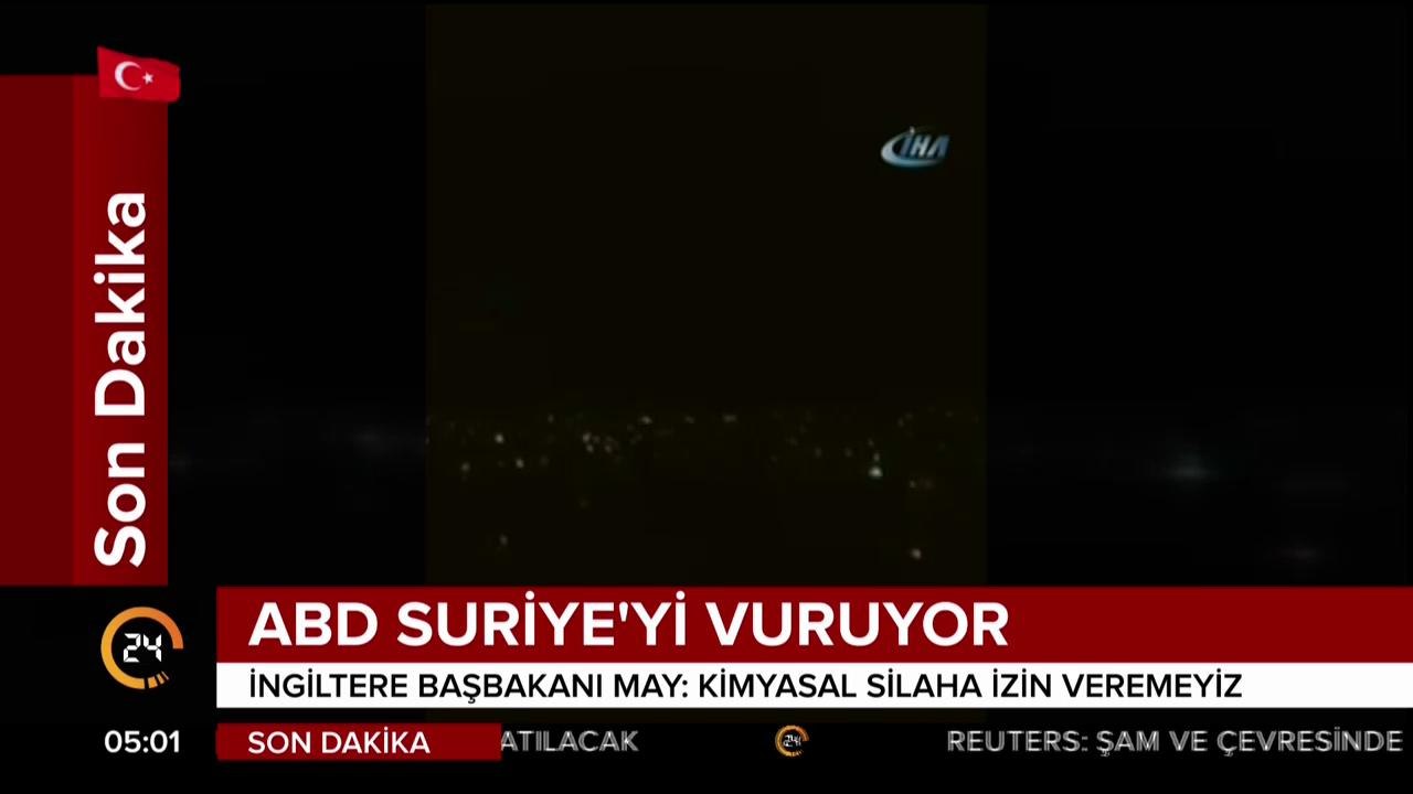 ABD Suriye'yi vuruyor