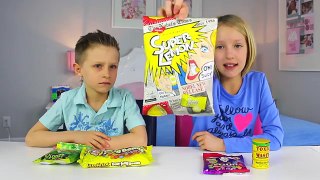 Extreme Sour Candy Review | Warheads Challenge Toxic Waste Super Lemon Japanese Candy