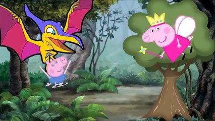 Dinosaur Planet: Peppa Pig George Mr Dinosaur Zoo Dinosaur Fight Musical Clip for Babies Compilation
