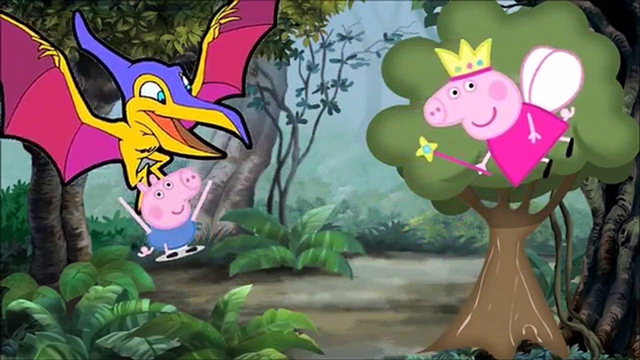 Dinosaur Planet: Peppa Pig George Mr Dinosaur Zoo Dinosaur Fight Musical Clip for Babies Compilation