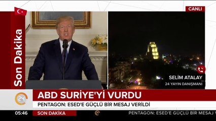 ABD Suriye'yi vuruyor
