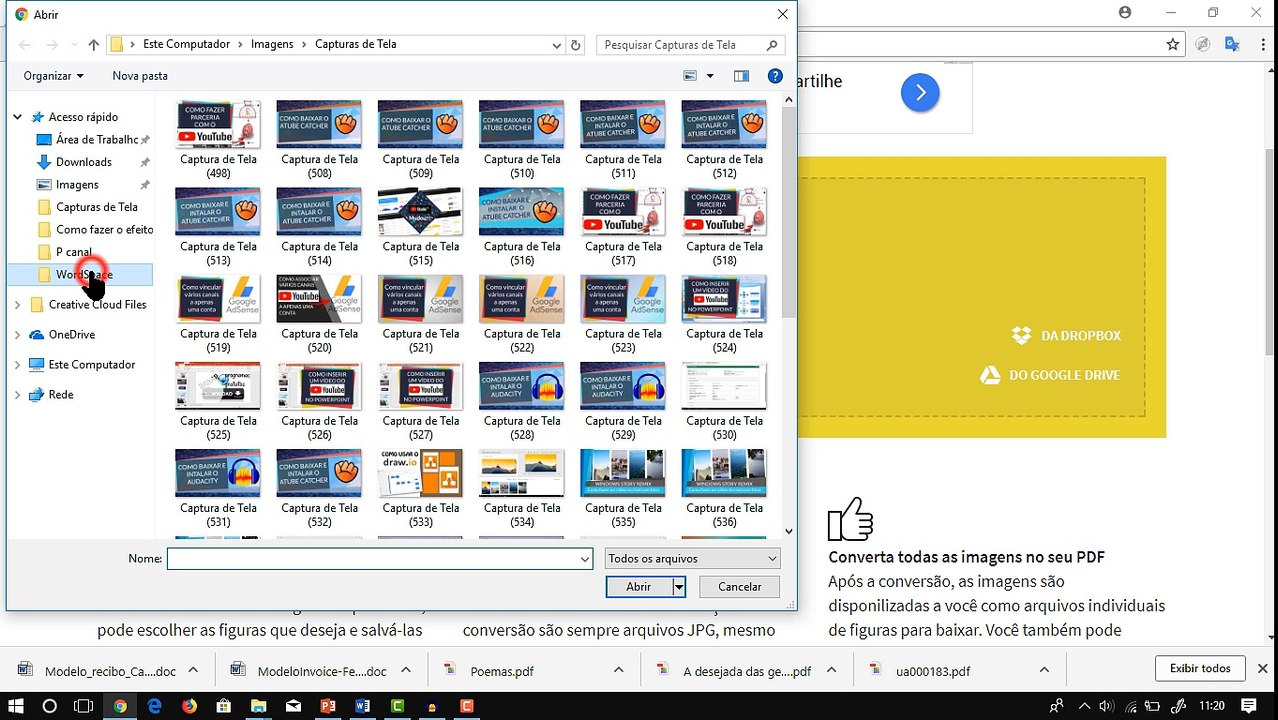 Como converter PDF para JPG SEM BAIXAR NADA com SMALLPDF online