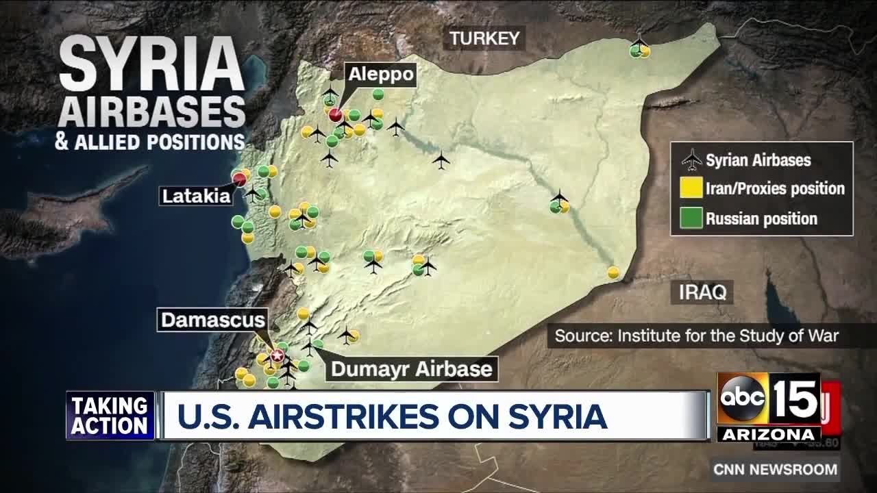 Top stories: President announces attack on Syria; E. coli outbreak in romaine lettuce; Troops begin border deployment; Teacher pay debate continues