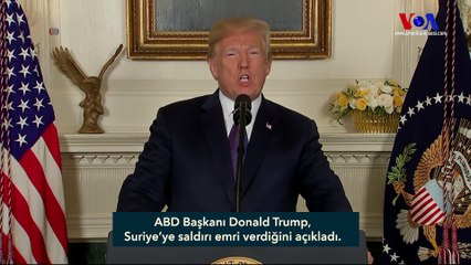 ABD Başkanı Trump: "Suriye'ye Saldırı Emri Verdim"