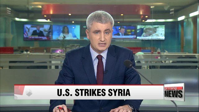 U.S. & allies launch 'precision strikes' on Syria