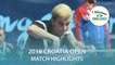 2018 Croatia Open Highlights I Antoine Hachard vs Keiya Uemura (R32)