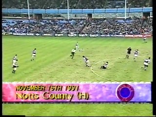 Aston Villa - Notts County 16-11-1991 Division One