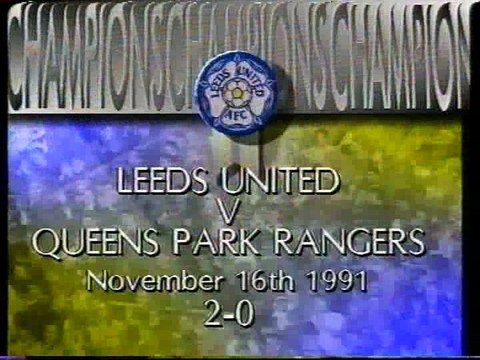 Leeds United - Queens Park Rangers 16-11-1991 Division One