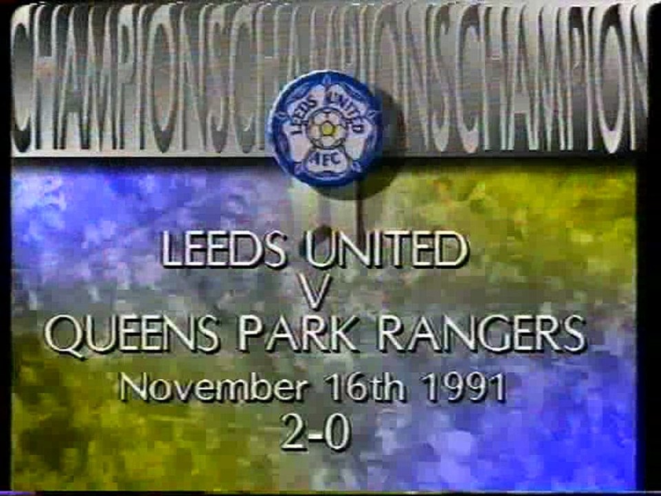Leeds United - Queens Park Rangers 16-11-1991 Division One