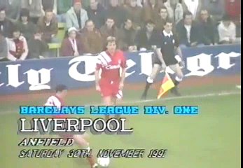 Liverpool - Norwich City 30-11-1991 Division One