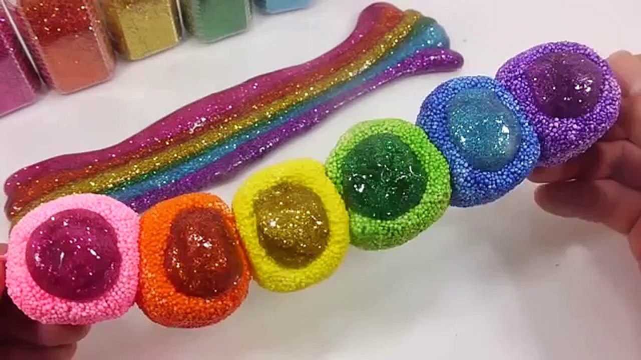 DIY How To Make Colors Choco In Real Banana Learn Colors Slime Foam Clay