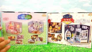 Dormitorios para muñecas de los juguetes sorpresa L.O.L usando kits DIY de miniaturas