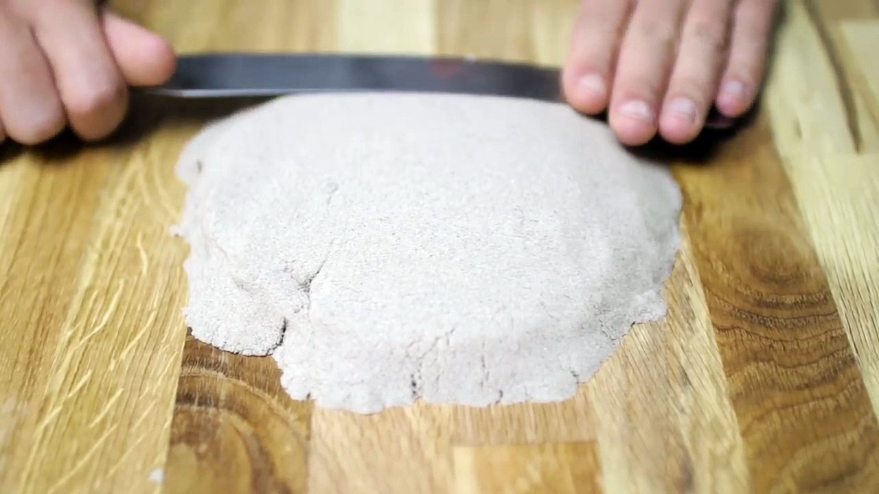 ASMR Kinetic Sand ✦ Crunchy Cutting Satisfaction (no talking)