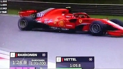 VIDEO - VETTEL TOGLIE LA POLE A RAIKKONEN - GLI ULTIMI SECONDI