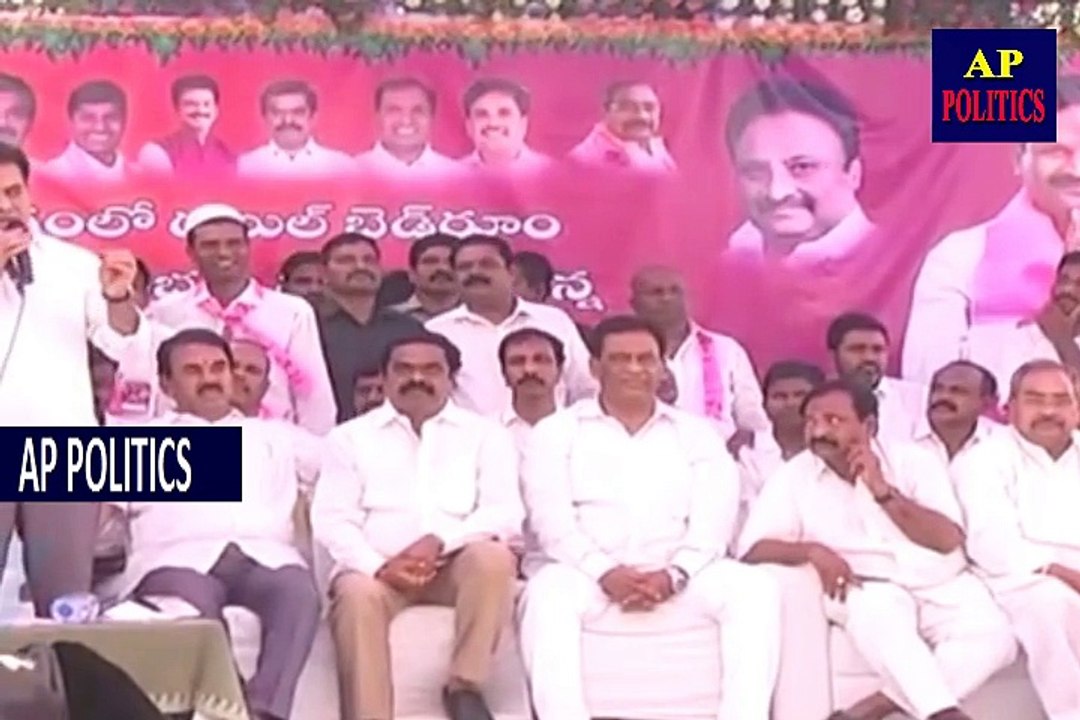 Water for every acre assures KTR.._అభివృద్ధి పథంలో పాలమూరు.-AP Politics