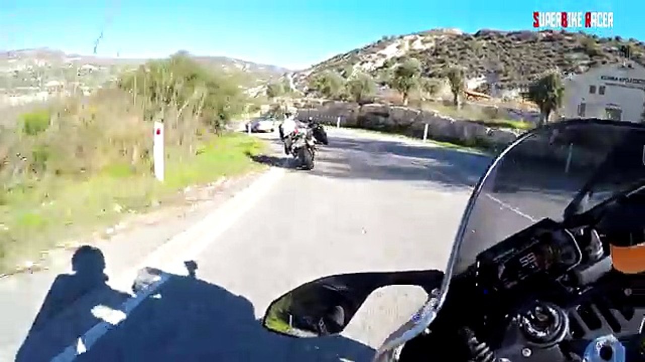 Yamaha R1m Chasing R1 And Ducati 848