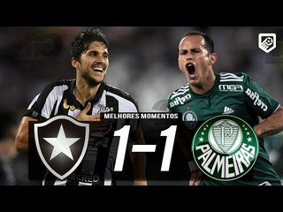 下载视频: Botafogo 1 x 1 Palmeiras (HD) Gols & Melhores Momentos (COMPLETO) Brasileirão 2018