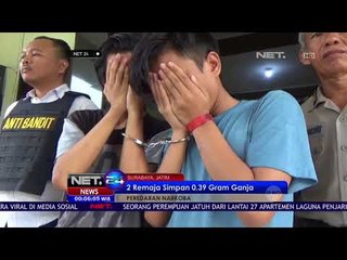 2 Remaja di Surabaya Simpan 0,39 Gram Ganja - NET 24