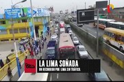 Lima sin tráfico: principales avenidas lucieron vacías por feriado