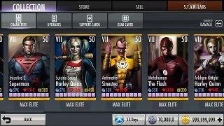ACCOUNT GIVEAWAY INJUSTICE GODS AMONG US 2.18 ALL CHARACTERS AND GEARS FULLY MAXED OUT! ANDROID/IOS