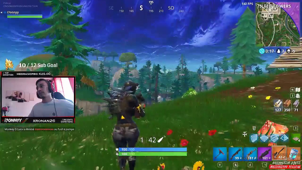 CE SNIPER HEADSHOT MID AIR - FORTNITE SNIPER EPIC SHOT