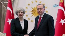 Erdoğan, May ile görüştü