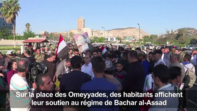 Frappes en Syrie: réactions d'habitants de Damas