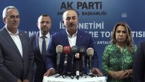 Dışişleri Bakanı Çavuşoğlu: '(Suriye rejimine operasyon) Siyasi sürece geçmemiz lazım' - ANTALYA