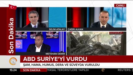 ABD, Suriye'yi vurdu