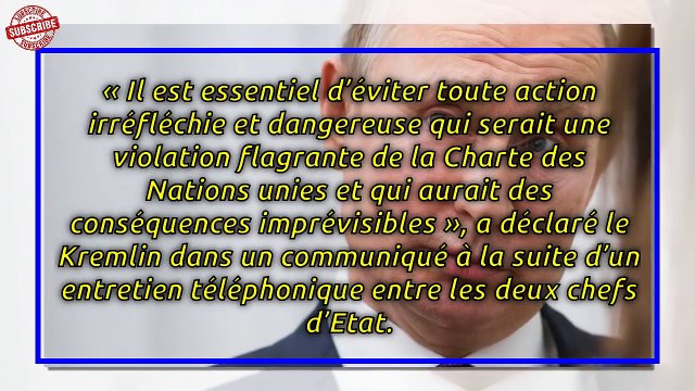 Syrie_ Vladimir Poutine met Emmanuel Macron en garde contre tout «acte irréfléchi et dangereux»