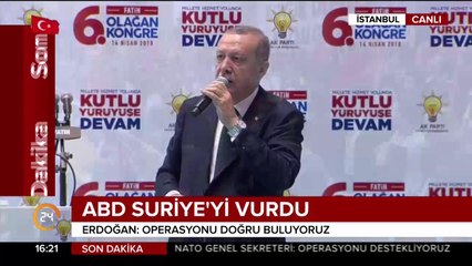 Cumhurbaşkanı Erdoğan konuşma yapıyor