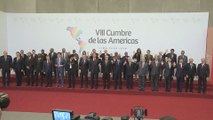 Arranca plenaria de VIII Cumbre de Américas con foto oficial de mandatarios