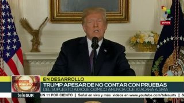 Donald Trump ordena lanzar misiles contra Siria