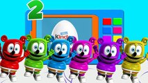 Learn Colors w Surprise Eggs Mega Gummy Bear ! Color for Kids and Toddlers Education Cartoon Videos