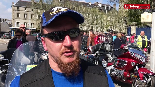 Quimper. Environ 300 motards manifestent contre les 80 km/h