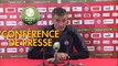 Conférence de presse Nîmes Olympique - FC Sochaux-Montbéliard (0-2) : Bernard BLAQUART (NIMES) - Peter ZEIDLER (FCSM) - 2017/2018