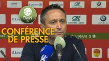 Conférence de presse US Orléans - Quevilly Rouen Métropole (2-1) : Didier OLLE-NICOLLE (USO) - Emmanuel DA COSTA (QRM) - 2017/2018