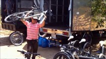 Bikes used at biking trips of Mekong Trails