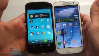 Обзор-сравнение Samsung Galaxy S3 и LG Nexus 4 (comparison review)