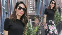 Amal Clooney nails summer chic in stunning florals during New York City stay... after revealing all on finding love with George and life with their twins.