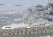 Airstrikes Shake Idlib Town of Hobait