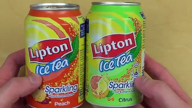 Sparkling Lipton Ice Tea Peach & Citrus