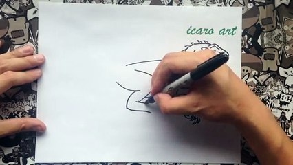 Como dibujar un velociraptor | how to draw a velociraptor