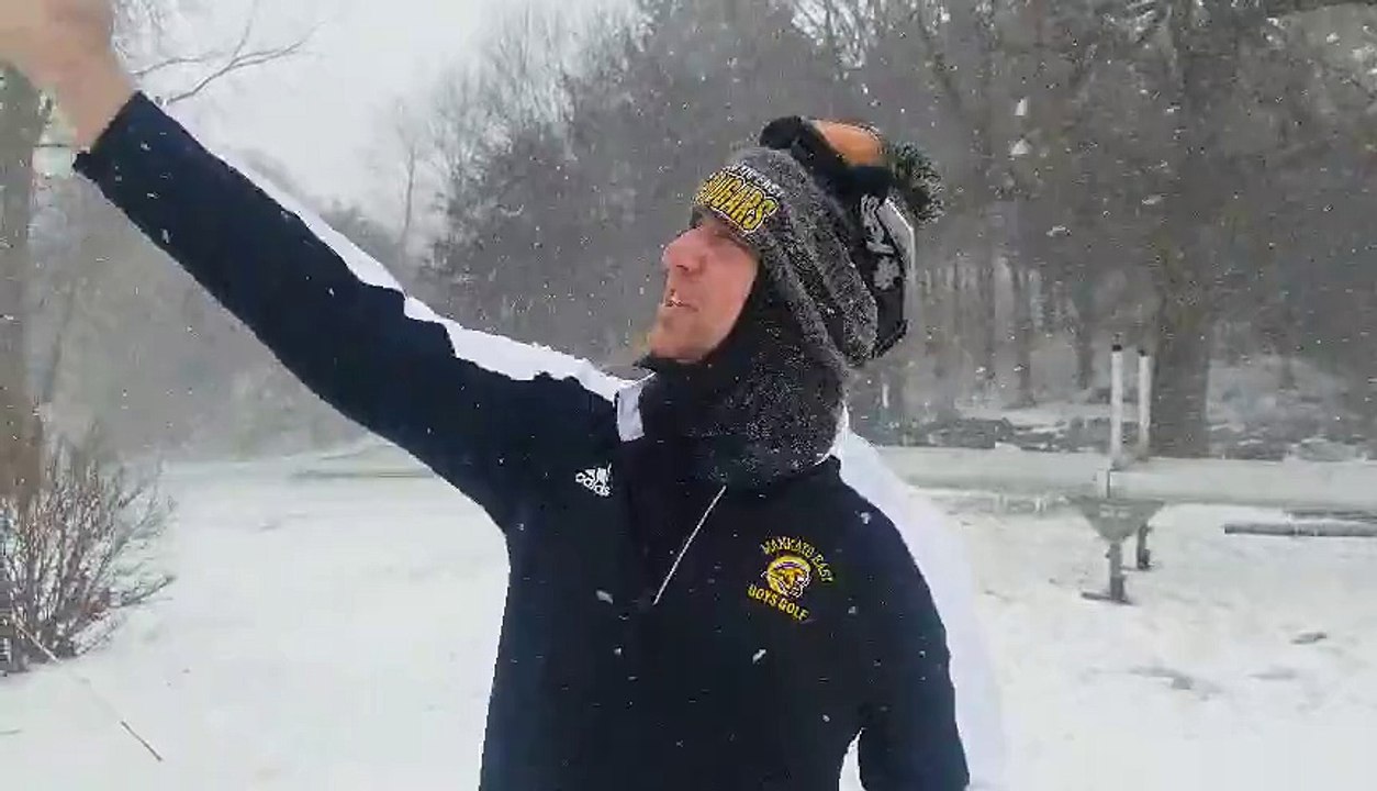 Golf in a Blizzard