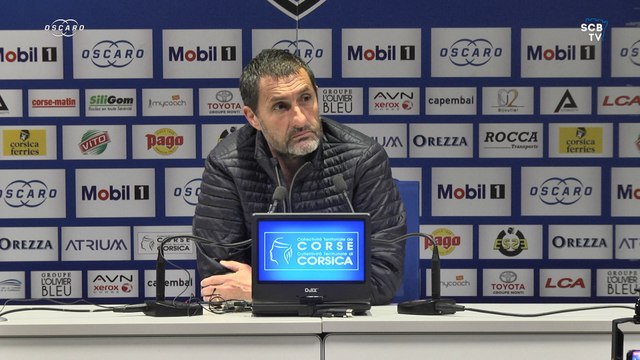 Bastia 2-1 Cannes : Conf. d'après-match de S. Rossi
