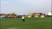 Air ambulances on scene after car hits six pedestrians in Essex